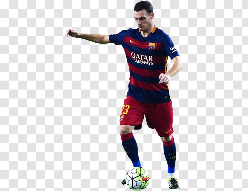 Thomas Vermaelen Soccer Player 2015–16 FC Barcelona Season A.S. Roma - Team Sport - Aron Ramsey Transparent PNG