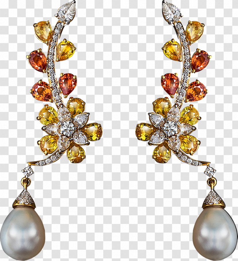 Earring Body Jewellery Human - Kwiat Jewelry Chandlier Transparent PNG