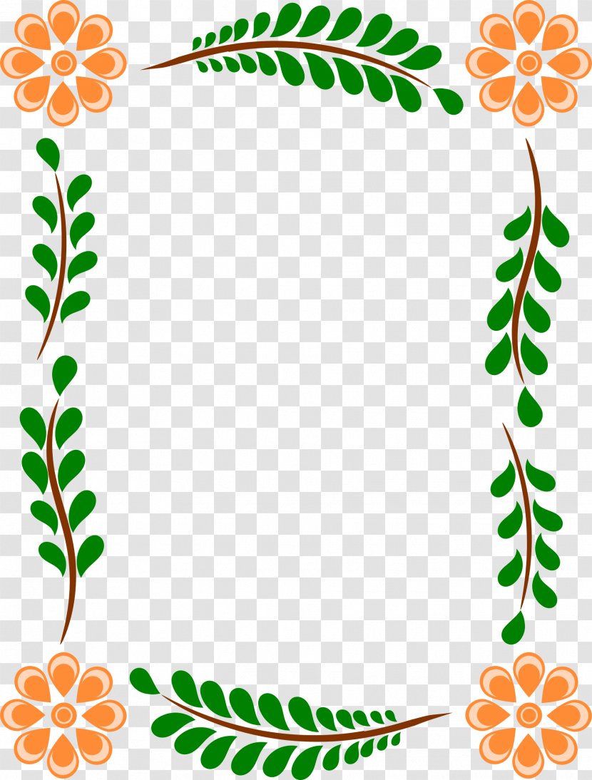 Floral Design Leaf Flower Clip Art - Branch - Vector Creative Frame Decoration Transparent PNG