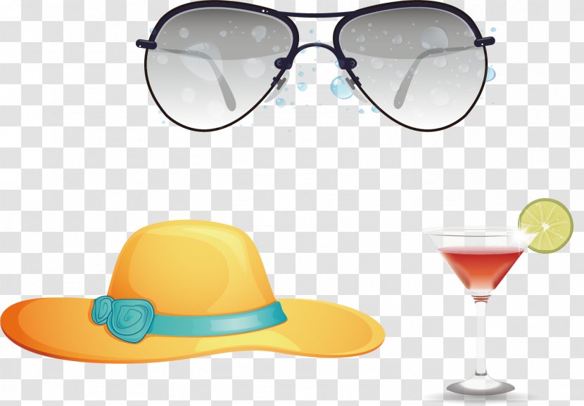 Goggles Sunglasses Designer - Eyewear - Great Hat Juice Glasses Background Material Transparent PNG