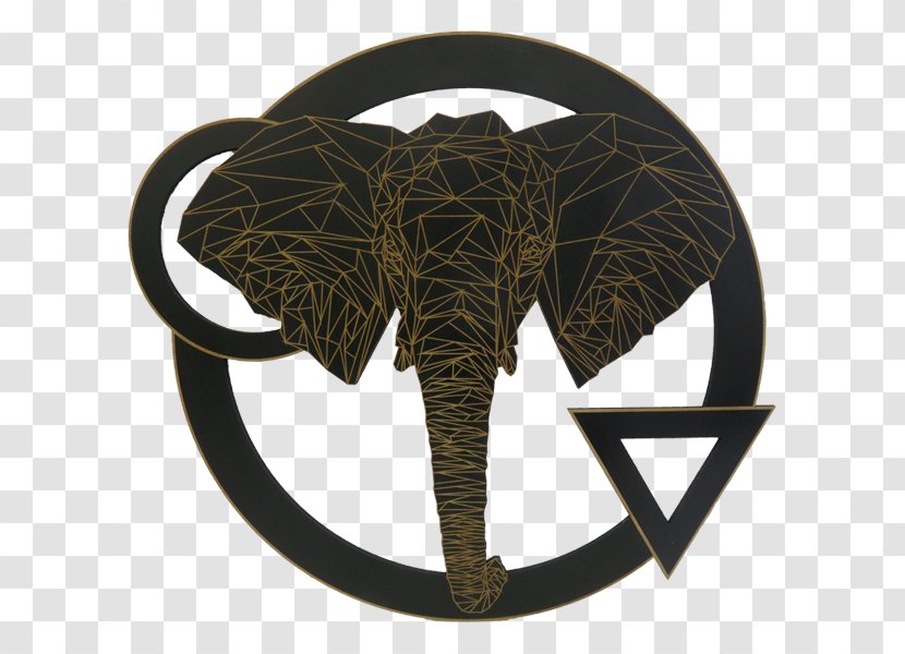 Indian Elephant Low Poly African - Painted Transparent PNG