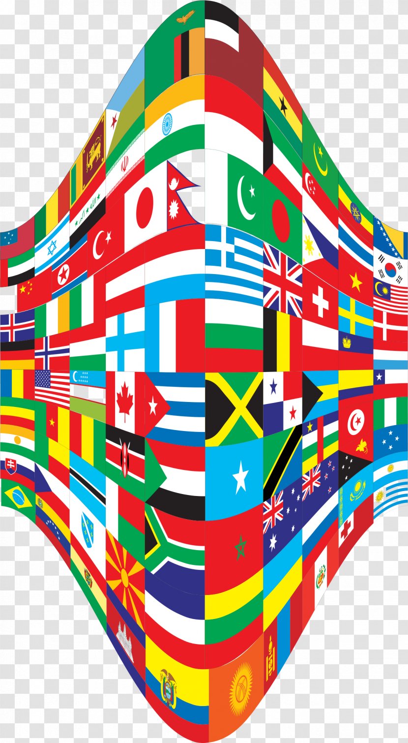 Flags Of The World Perspective Clip Art - Royaltyfree Transparent PNG