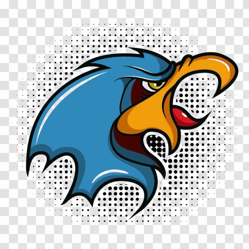 Blue Illustration - Beak - Eagle Billboard Transparent PNG