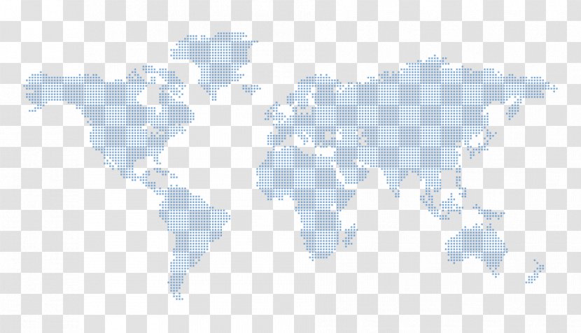 World Map Stock Photography - Blue Transparent PNG