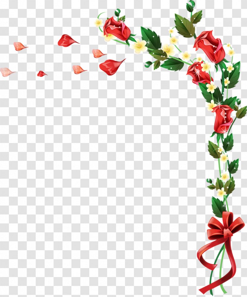 Animation Rose Clip Art - Floristry - Couple Amour Transparent PNG