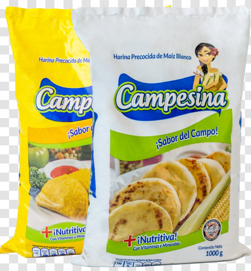 Cornmeal Totopo Flour Arepa - Junk Food - Masa De Maiz Transparent PNG