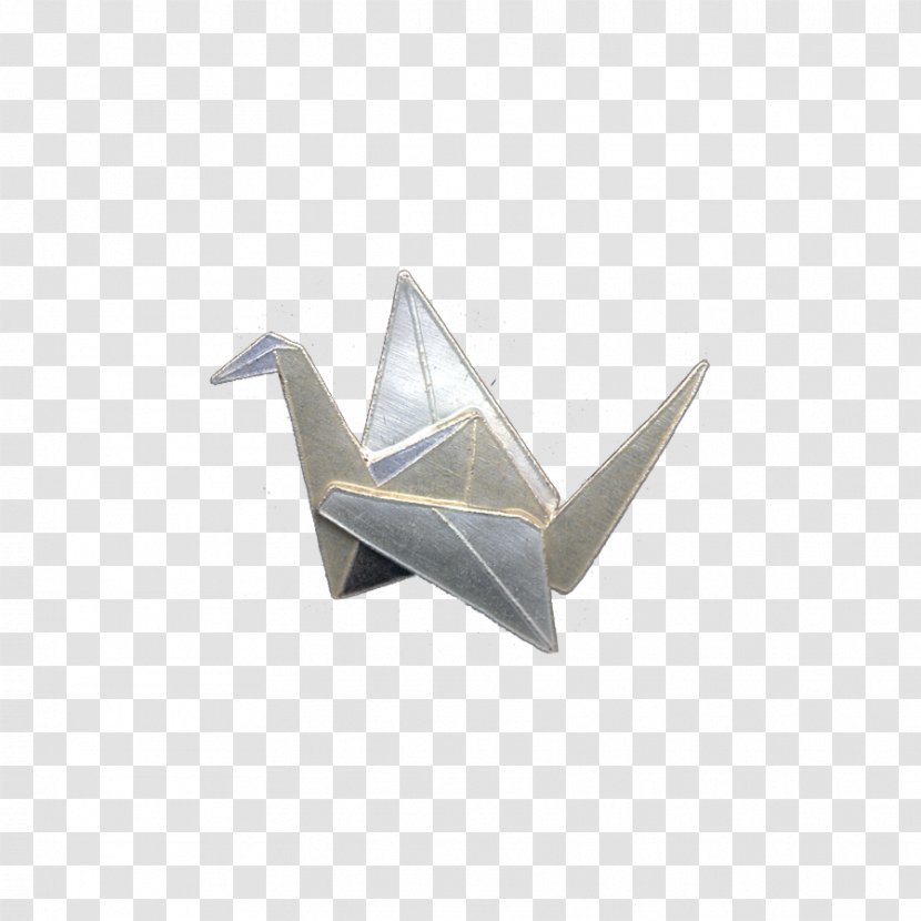 Origami Earring Crane Paper - Thousand Cranes Transparent PNG