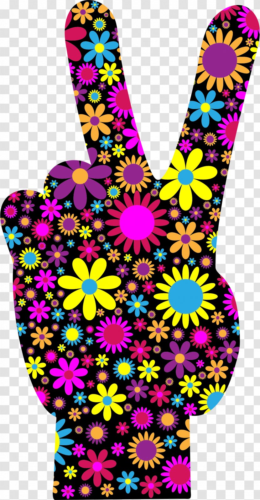 Peace Symbols Sign Language Clip Art - Purple - Symbol Transparent PNG
