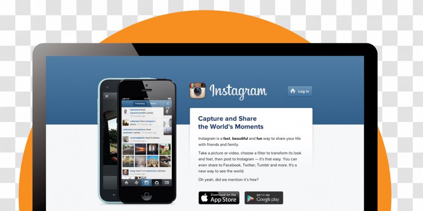 Home Screen Page Login Instagram - Communication Transparent PNG