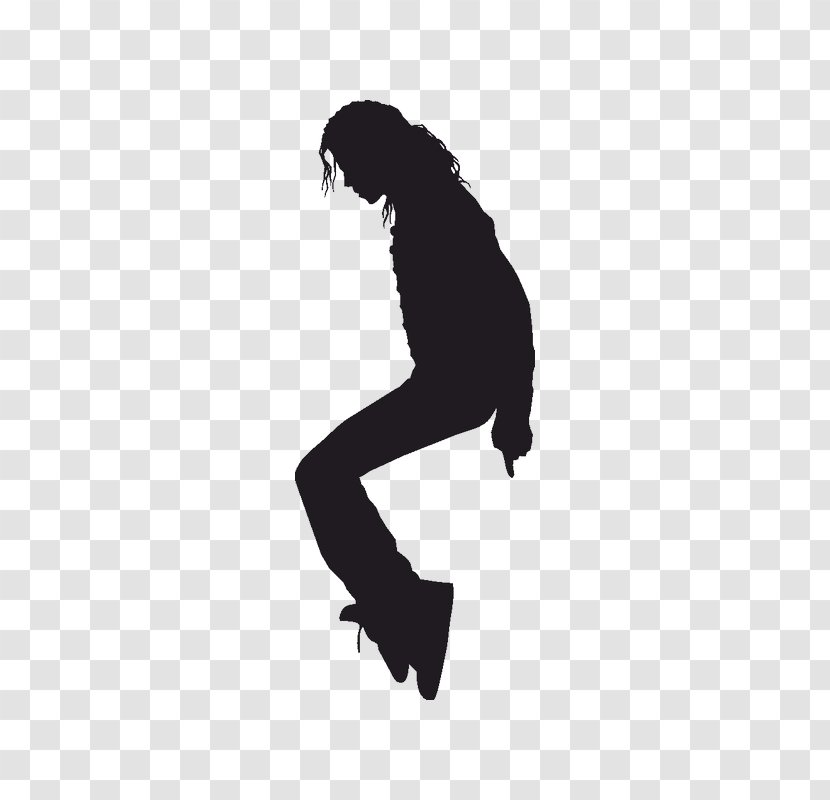 Silhouette Moonwalk The Best Of Michael Jackson Thriller - Cartoon Transparent PNG