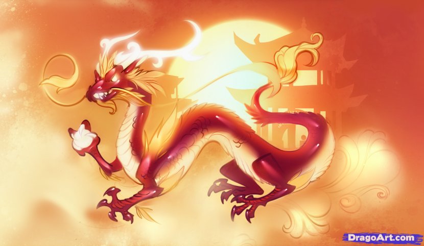 Chinese Dragon Drawing Clip Art - Tree - Dragons Transparent PNG