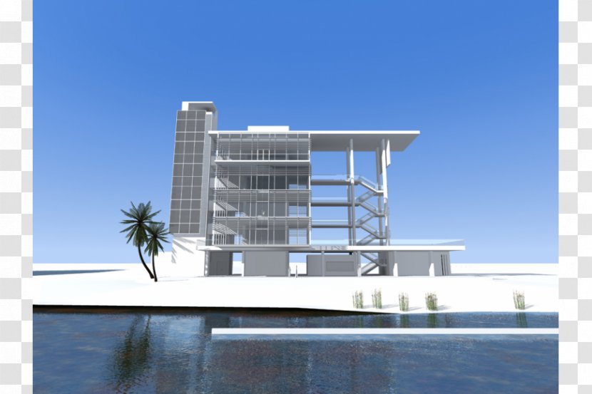 Architecture Condominium Property Water Facade - Sky Transparent PNG