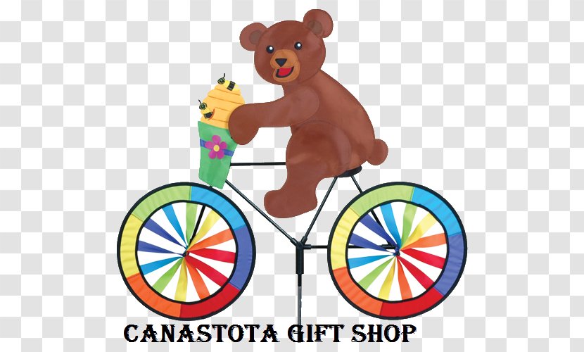 Brown Bear Bicycle Wheels Cycling - Tree - Motorbike Bears Transparent PNG