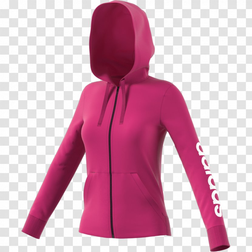 Hoodie Adidas Sweater Jacket Zipper - Heart - Exervo Aqua Fitness Transparent PNG