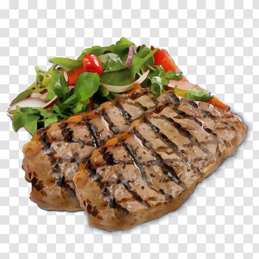 Food Dish Cuisine Pork Chop Steak - Carne Asada Roast Beef Transparent PNG