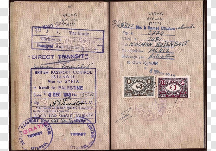 Identity Document Europe Turkish Passport Travel Visa - British Transparent PNG