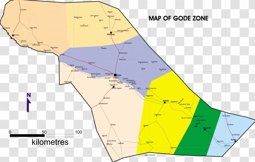 Gode Korahe Zone Ogaden Gerbo Nogob - Map - Appease Transparent PNG