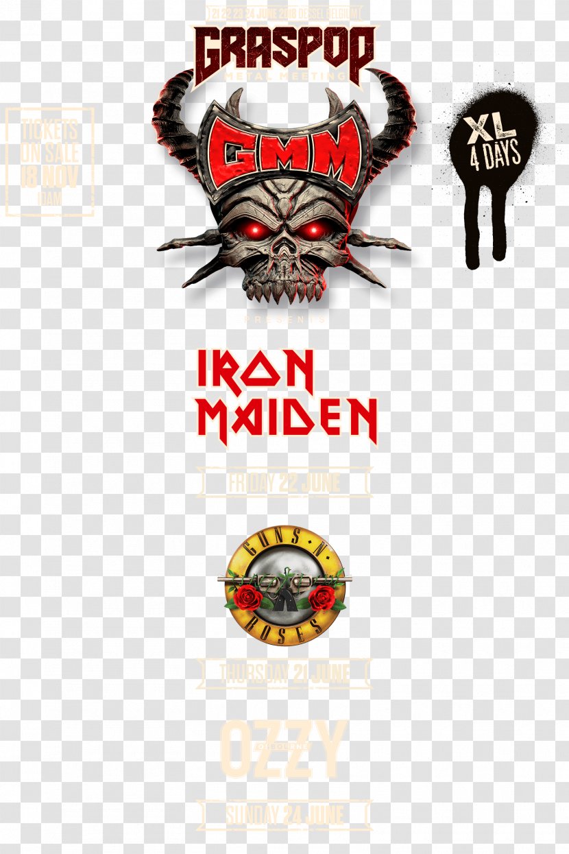 2018 Graspop Metal Meeting 2017 Dessel Iron Maiden Logo - Brand Transparent PNG