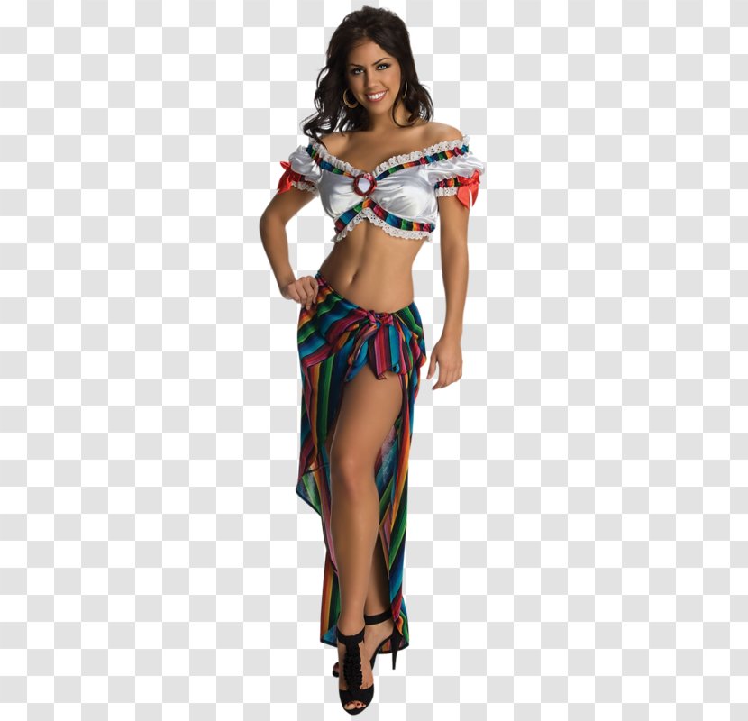 Mexican Cuisine Taco Costume Party Woman - Heart Transparent PNG