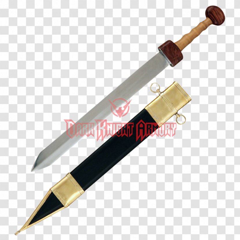 Sword Gladius Dagger Scabbard Knife - Weapon Transparent PNG