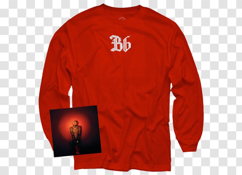 Long-sleeved T-shirt Hoodie Barter 6 - Red Transparent PNG