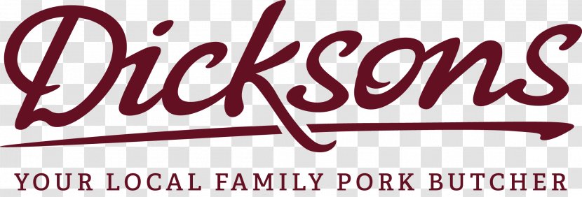 Logo M I Dickson Ltd. Dicksons Butcher Retail - Text Transparent PNG