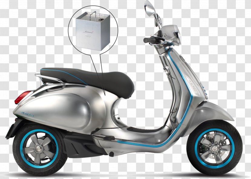 Scooter Piaggio Vespa GTS EICMA - Electric Vehicle Transparent PNG