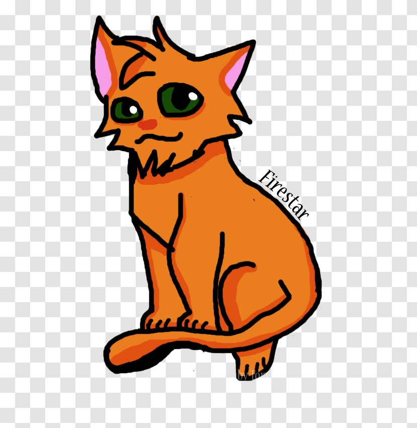 Kitten Whiskers Cat Firestar Warriors - Deviantart Transparent PNG