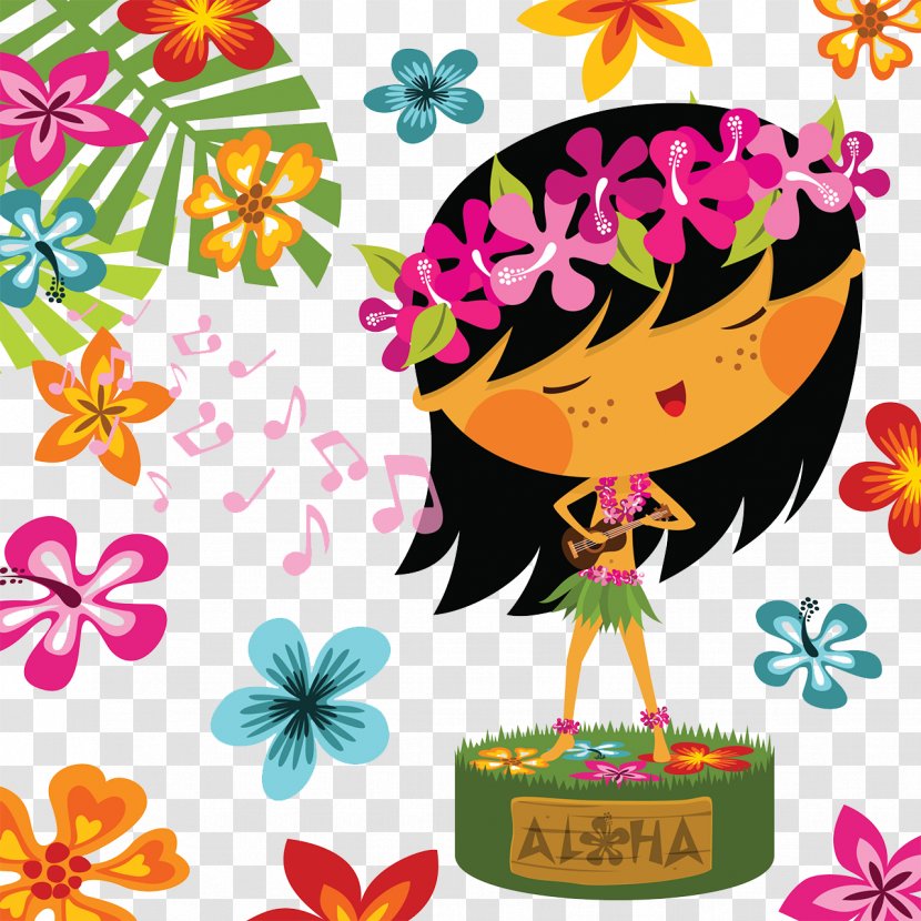 Hawaii The Worlds Best Ukulele Songs For Kids (Of All Ages) Hula - Flower Arranging - Pacific Island Indigenous People Transparent PNG