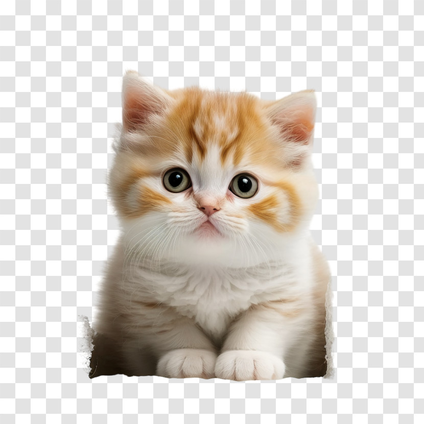 Cute Cat - Adorable Ginger Kitten Illustration Transparent PNG