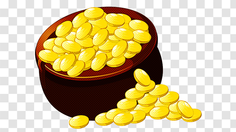 Food Corn Kernels Yellow Jelly Bean Pill Transparent PNG