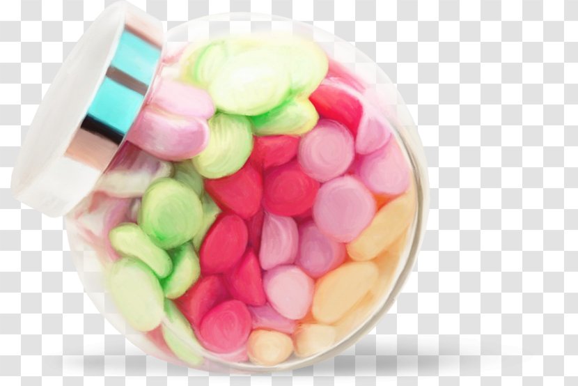 Bonbon Gummi Candy Cotton - Confectionery Store - Jar Of Transparent PNG