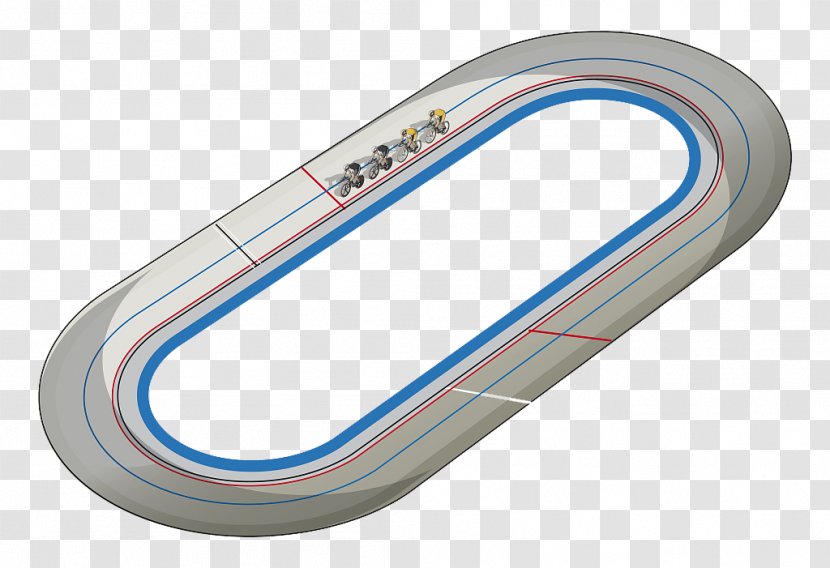 Drawing Velodrome Illustration - Structure - Indoor Bicycle Race Ground Transparent PNG