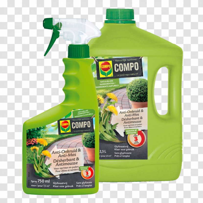 Herbicide Compo 'Anti-Mousse Gazon Herbistop Spray Zwalcza Chwasty Lawn Grass - Tree - Avec De La Mousse Les Lichens Transparent PNG