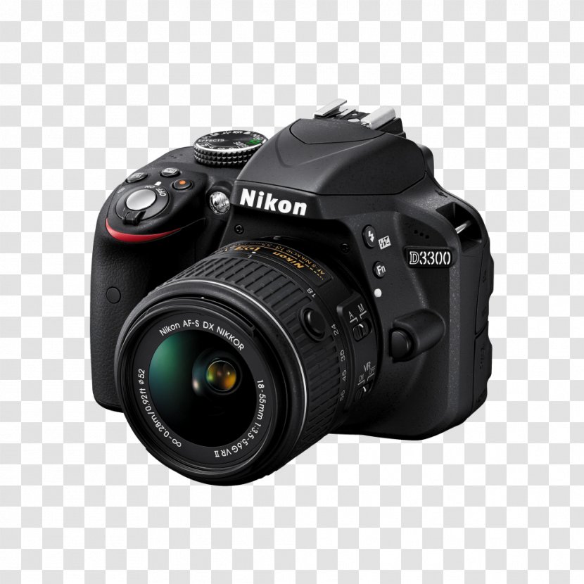 Nikon D3300 D5600 D5300 Digital SLR Camera Lens - Cameras Optics Transparent PNG