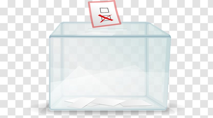 Ballot Box Opinion Poll Voting Clip Art - Glass Transparent PNG