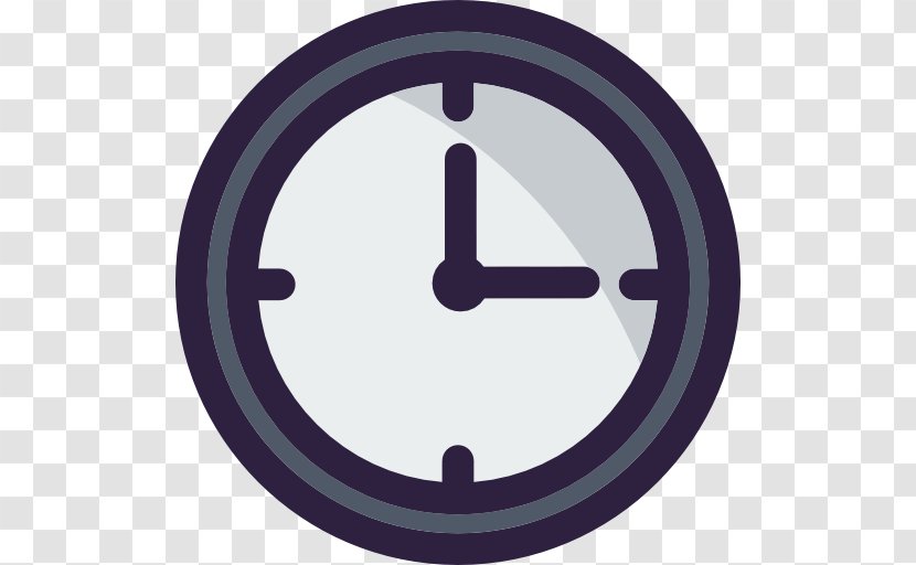 Clock Icon - Purple Transparent PNG