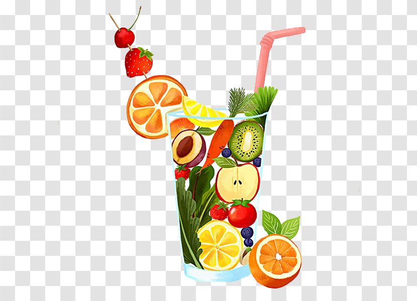 Juice Fruit Orange - Garnish - A Glass Of Transparent PNG