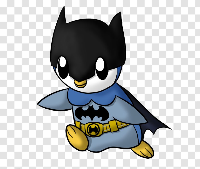 Cat Piplup Batman Drawing - Fictional Character Transparent PNG