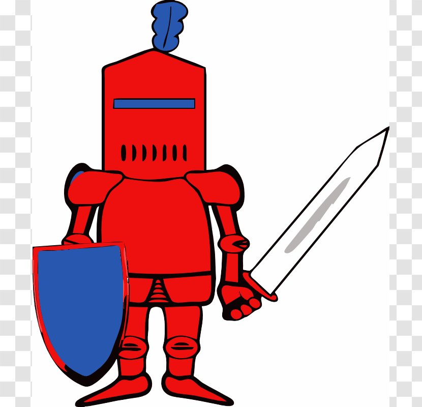 Knight Shield Clip Art - Red - Images Of Shields Transparent PNG