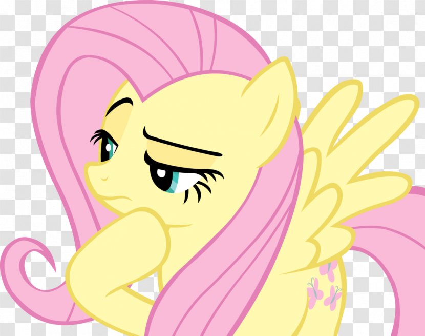 Fluttershy Rainbow Dash Pony Fan Art Applejack - Silhouette - Flower Transparent PNG