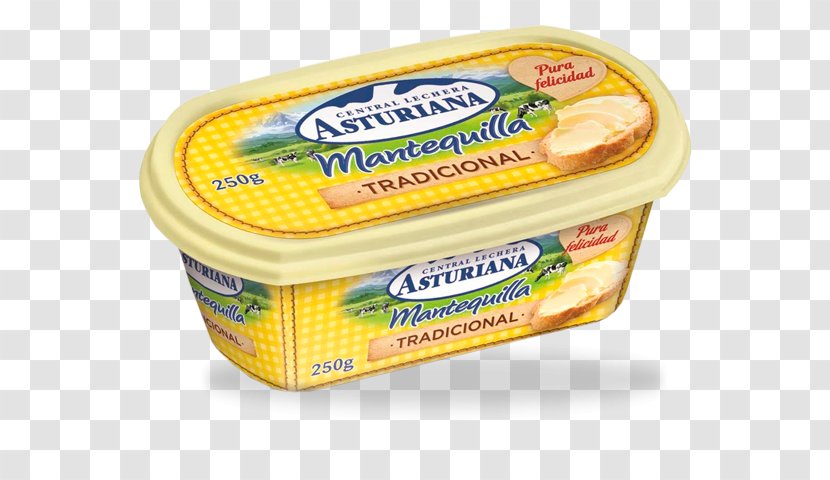 Processed Cheese Asturias Butter Central Lechera Asturiana Flavor - Dairy Product - Fettuccine Alfredo Transparent PNG
