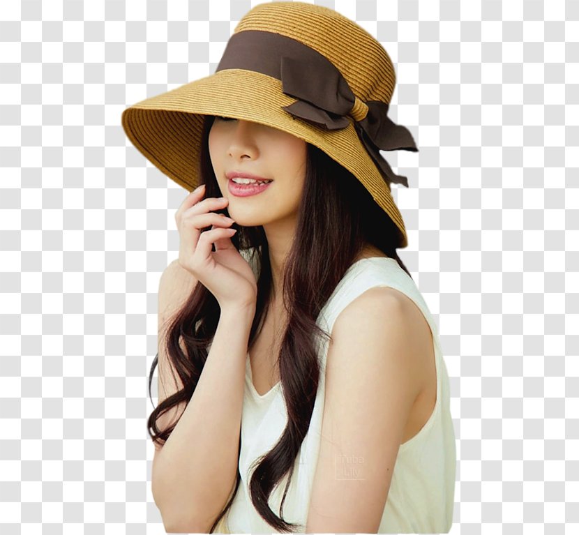 Sun Hat Straw Fedora Bucket - Shopping Transparent PNG