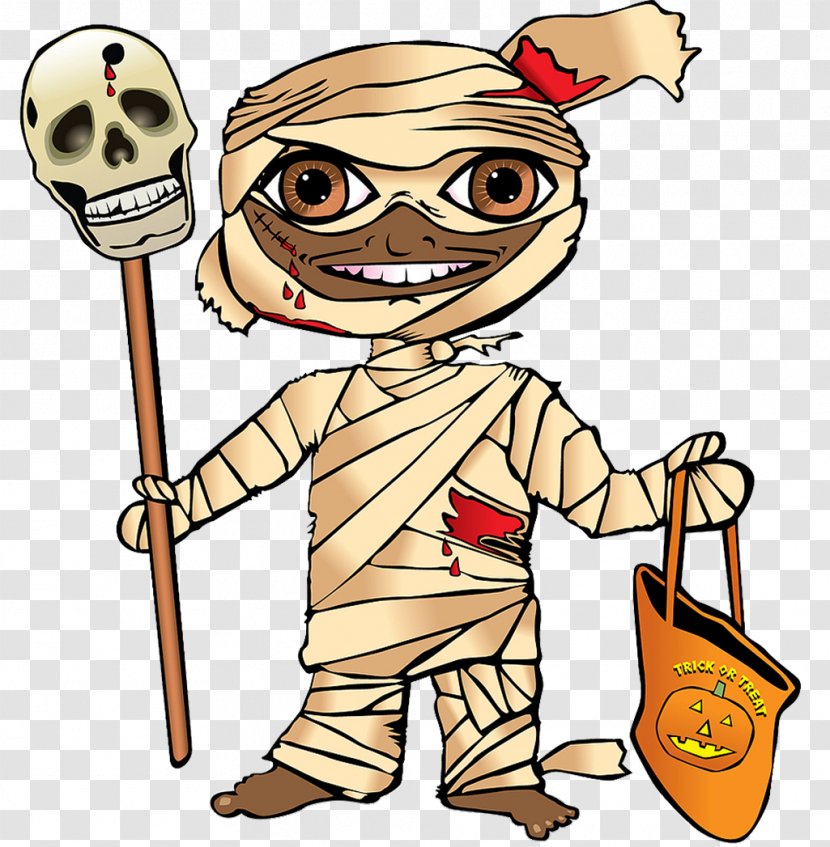 Mummy Halloween Trick-or-treating Clip Art - Male Transparent PNG