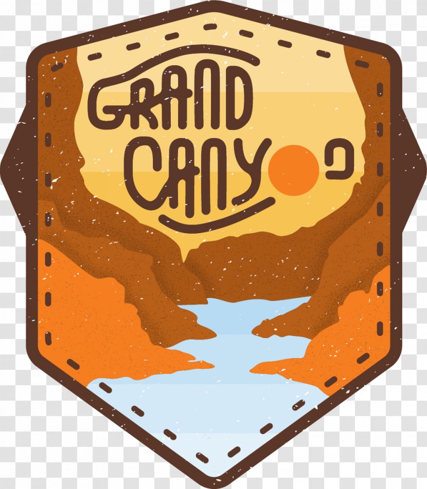 Clip Art Grand Canyon Logo Vector Graphics - Badge Transparent PNG