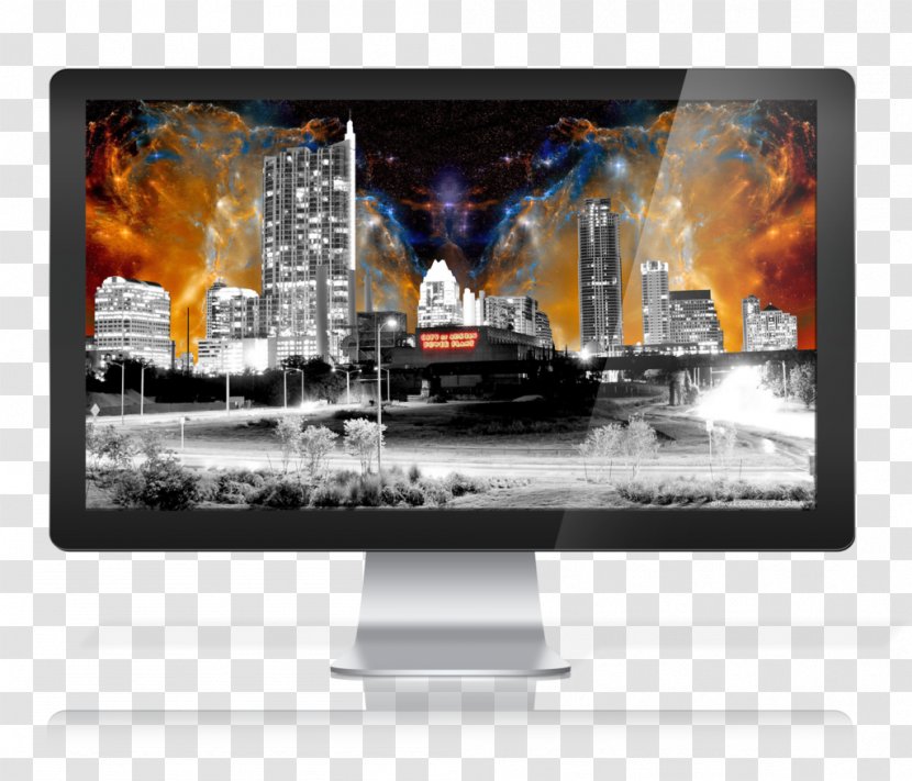 Computer Monitors Display Device LCD Television Liquid-crystal - Advertising - Apple Mobile Phone Products In Kind Transparent PNG