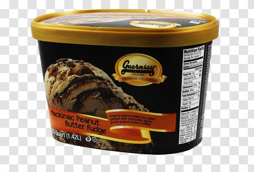Fudge Chocolate Ice Cream Mackinac Island Peanut Butter Cookie Transparent PNG