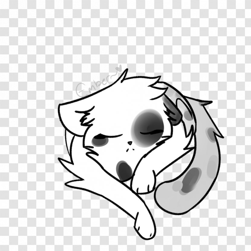Cat Snout Drawing /m/02csf Clip Art - Black Transparent PNG