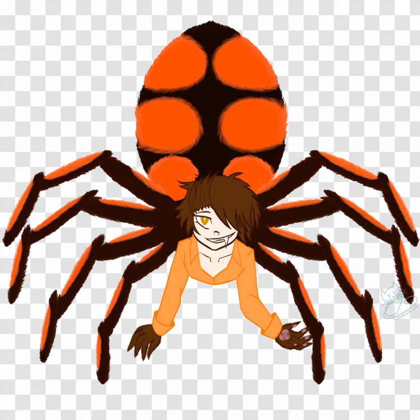 Crab Drider Arachnid Clip Art Facebook - Spider Transparent PNG