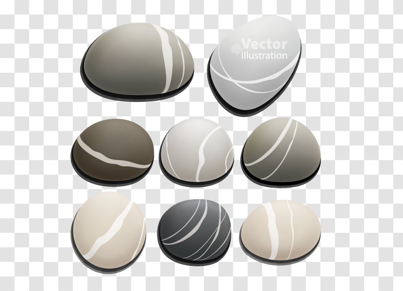 Rock Euclidean Vector Stone Pebble - Sphere - Pattern,Stone,Monochrome Transparent PNG
